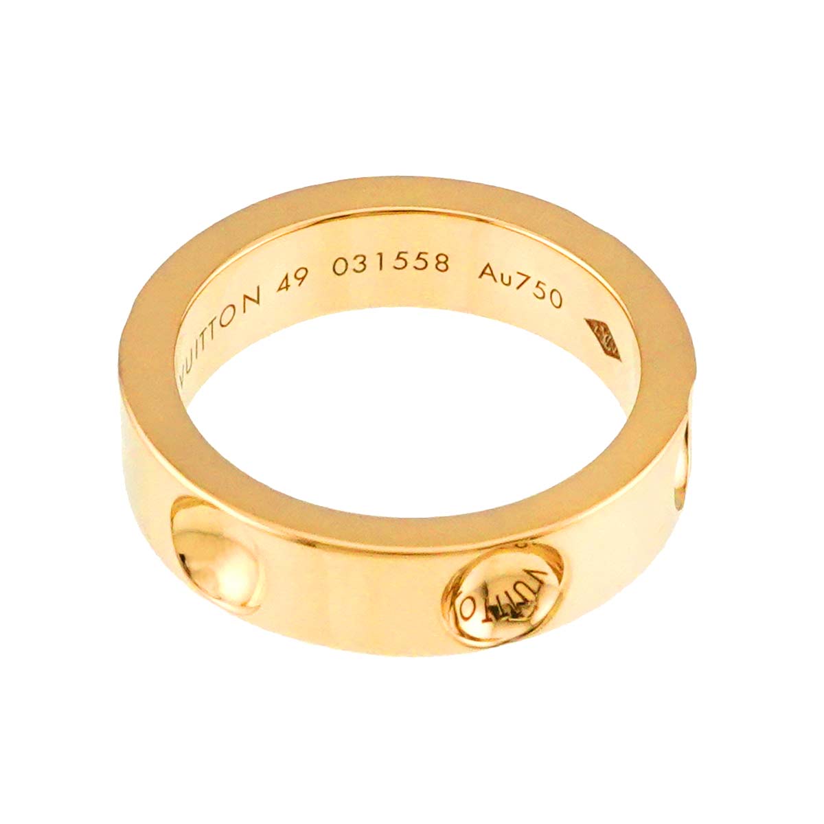 Petite Berg Anplant Ring 18K YG 750 size49 4.75-5(US)