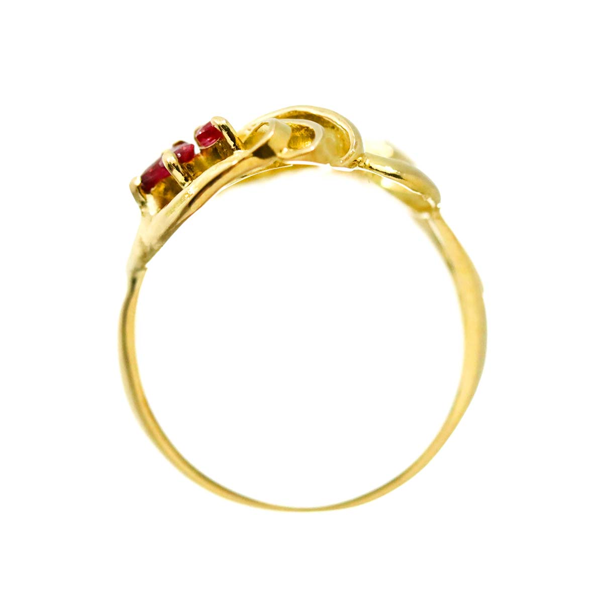 Ruby Ring 18K YG size4.75-5(US)