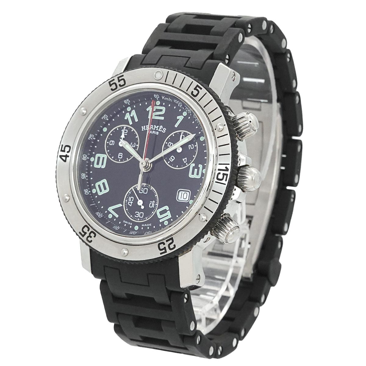 Clipper Diver Chronograph CL2 915 Black Dial Mens Watch