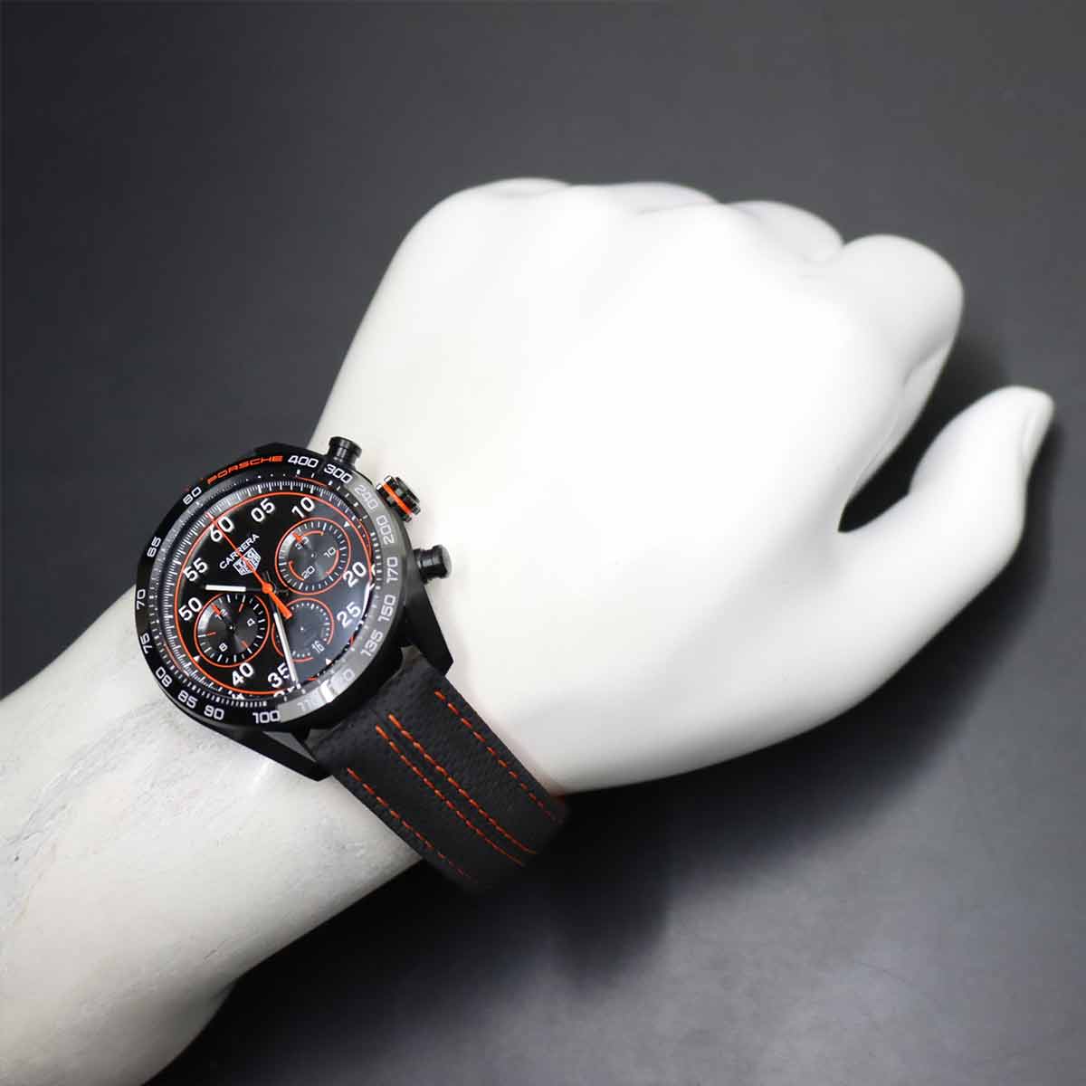 Carrera Chronograph Porsche CBN2A1M Black Dial Mens Watch