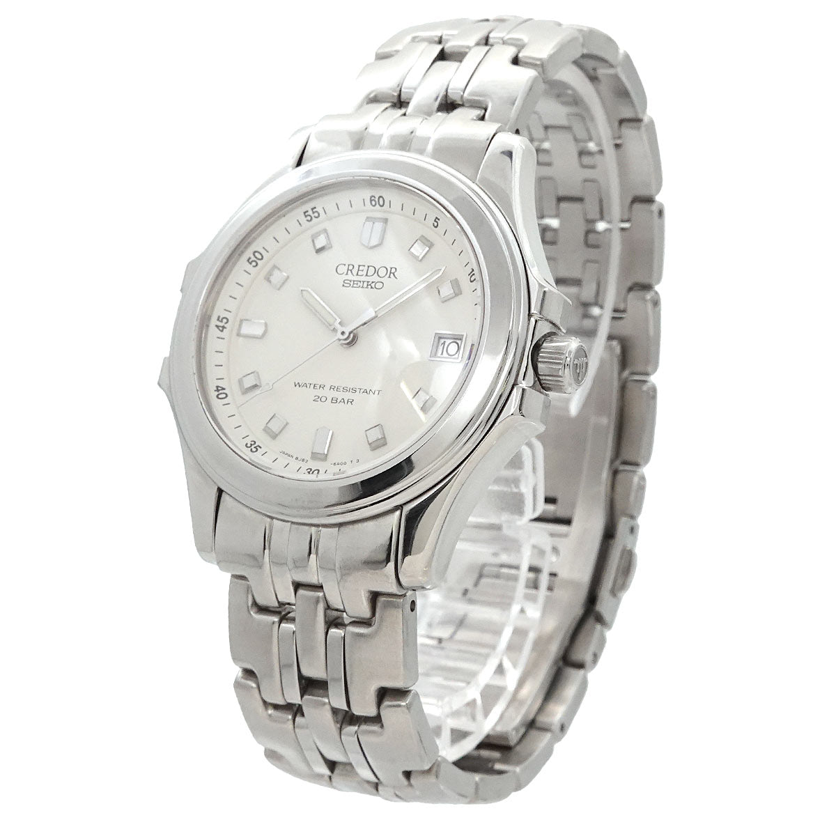 CREDOR GCAX997 8J82-6A00 Quartz White Dial Mens Watch