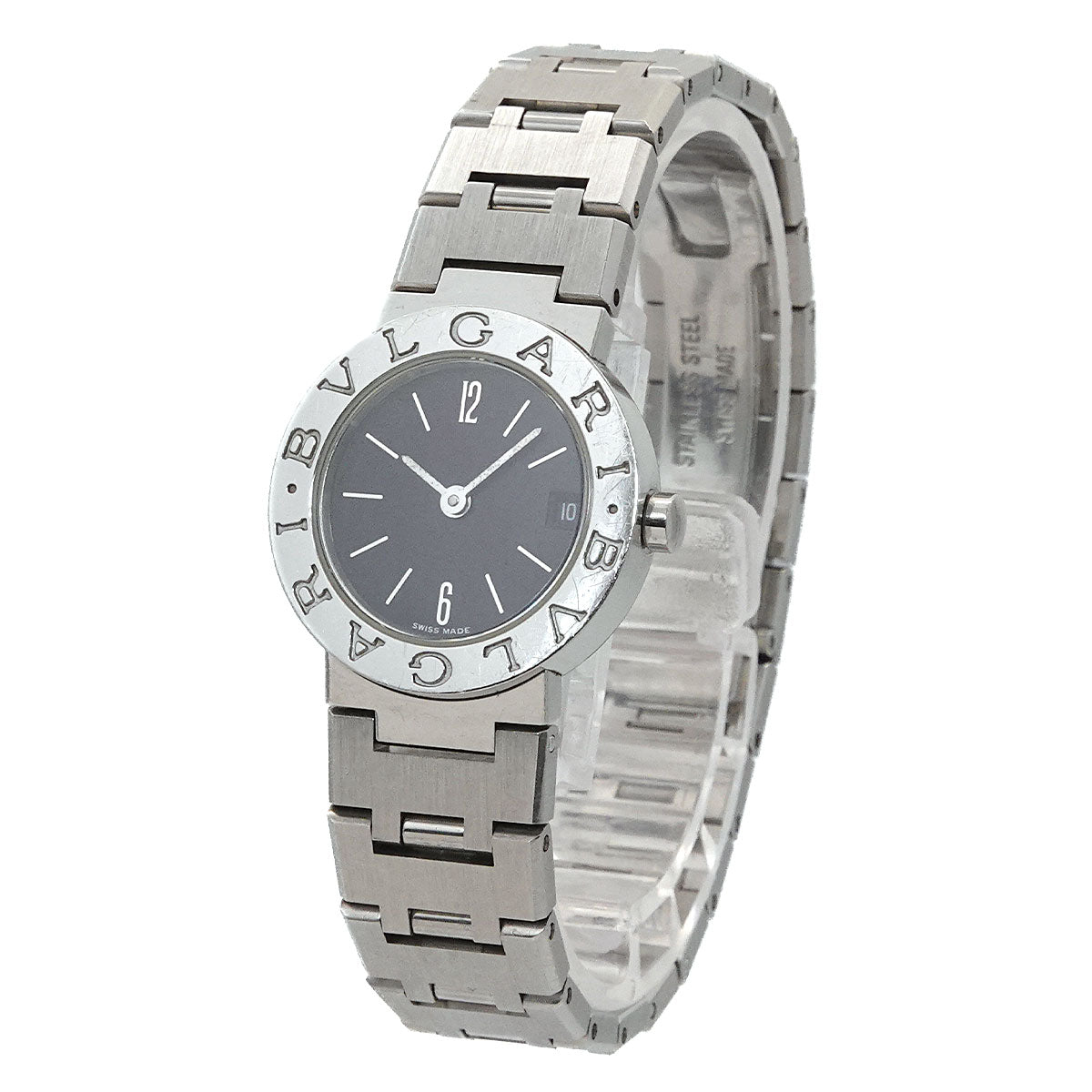 BVLGARIBVLGARI BB23SS Quartz Black Dial Ladies Watch