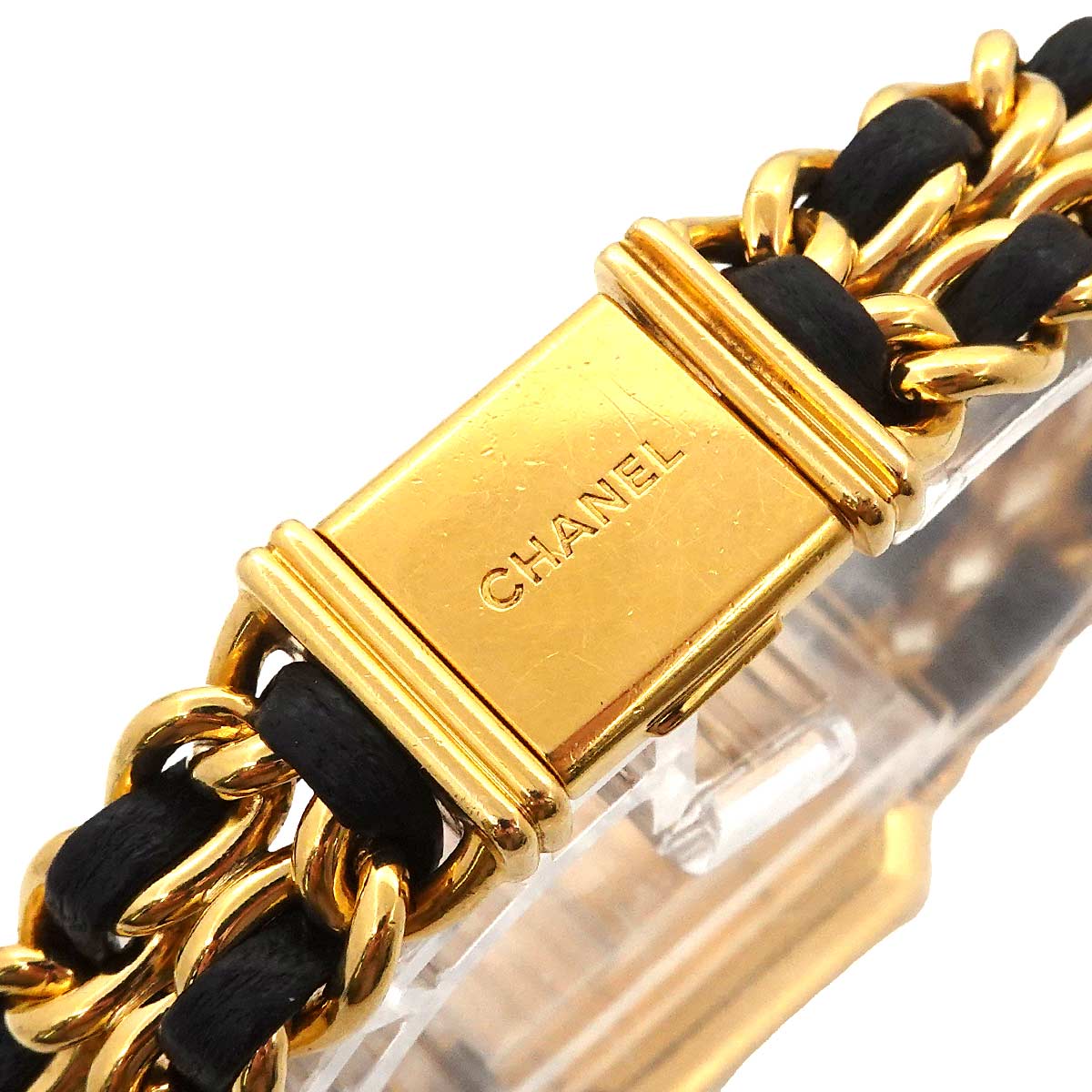 Premiere Size L H0001 Vintage Quartz Black Dial Ladies Watch