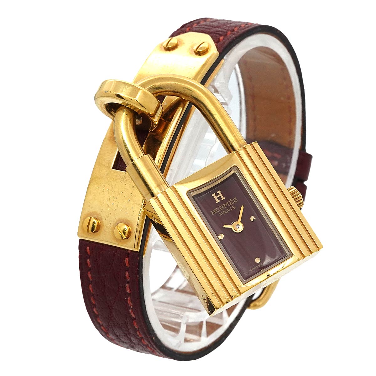 Kelly Watches Quartz bordeaux Dial Vintage Cadena Ladies