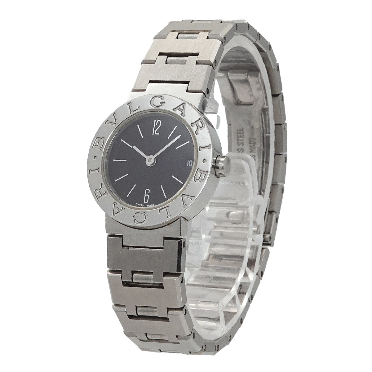 BVLGARIBVLGARI BB23SS Quartz Black Dial Ladies Watch