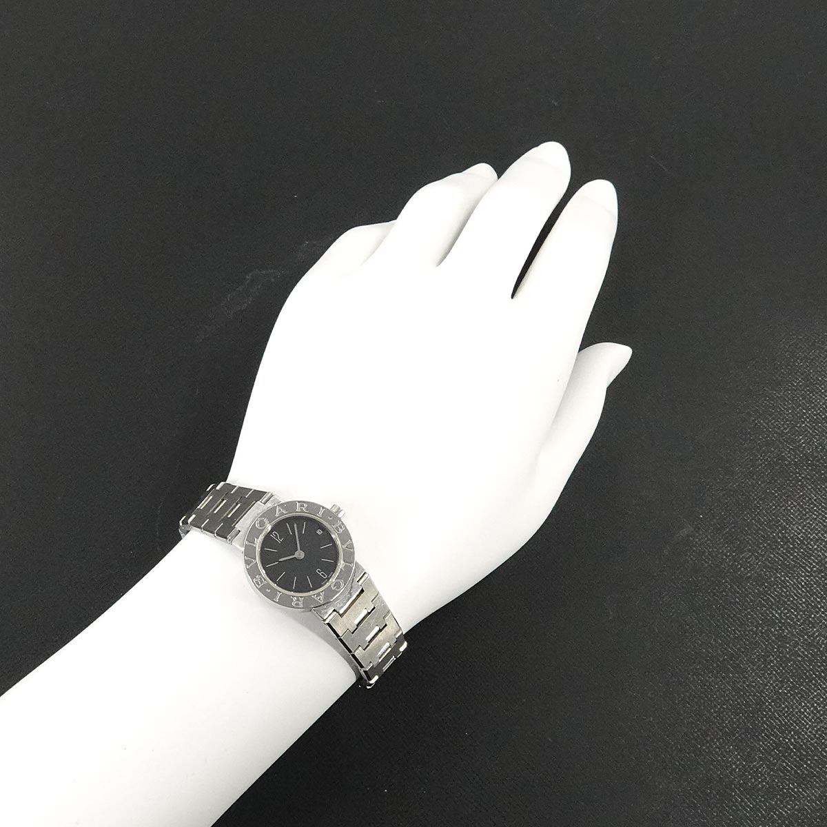 BVLGARIBVLGARI BB23SS Quartz Black Dial Ladies Watch