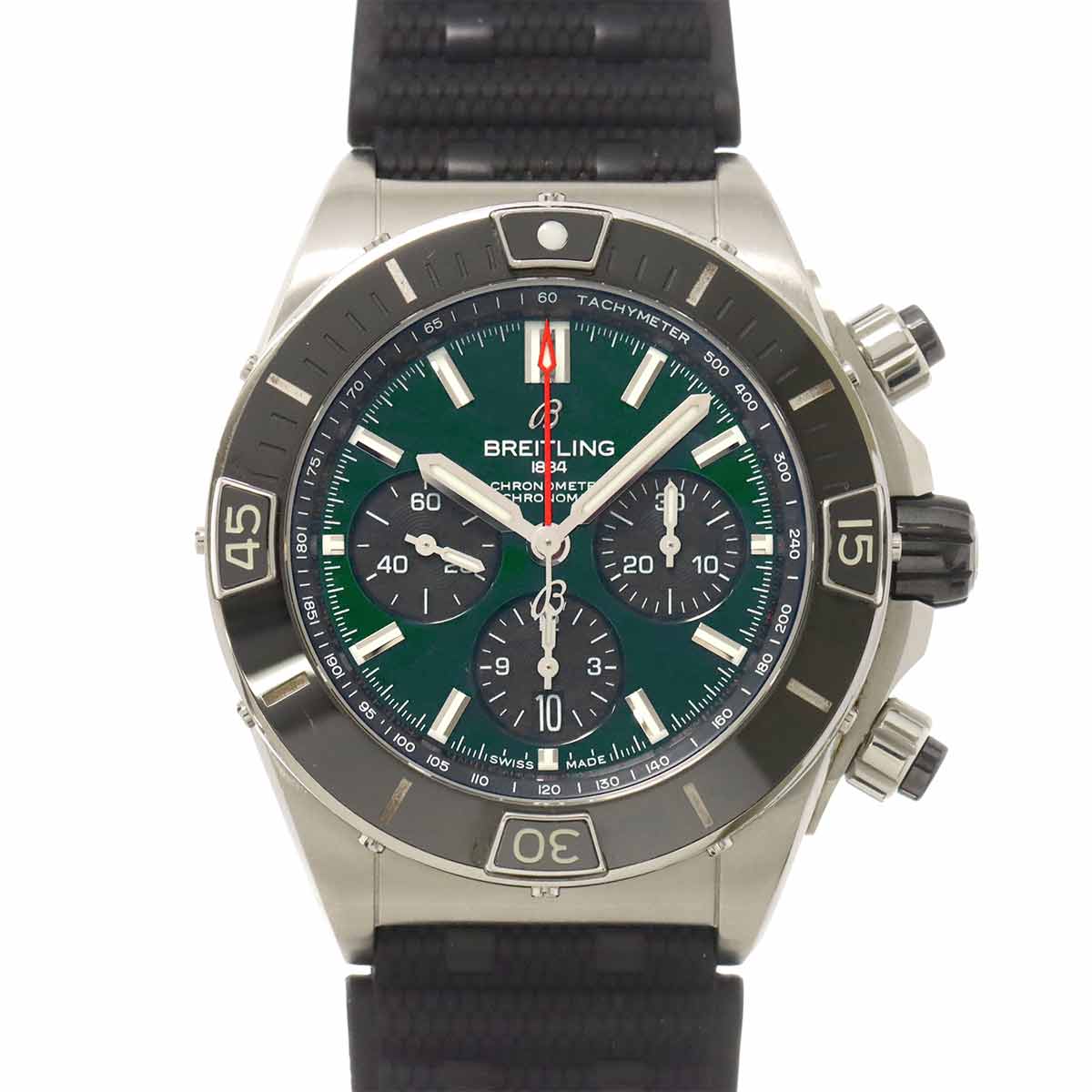 SuperChronomat B01 AB0136 Green Dial Mens Watch