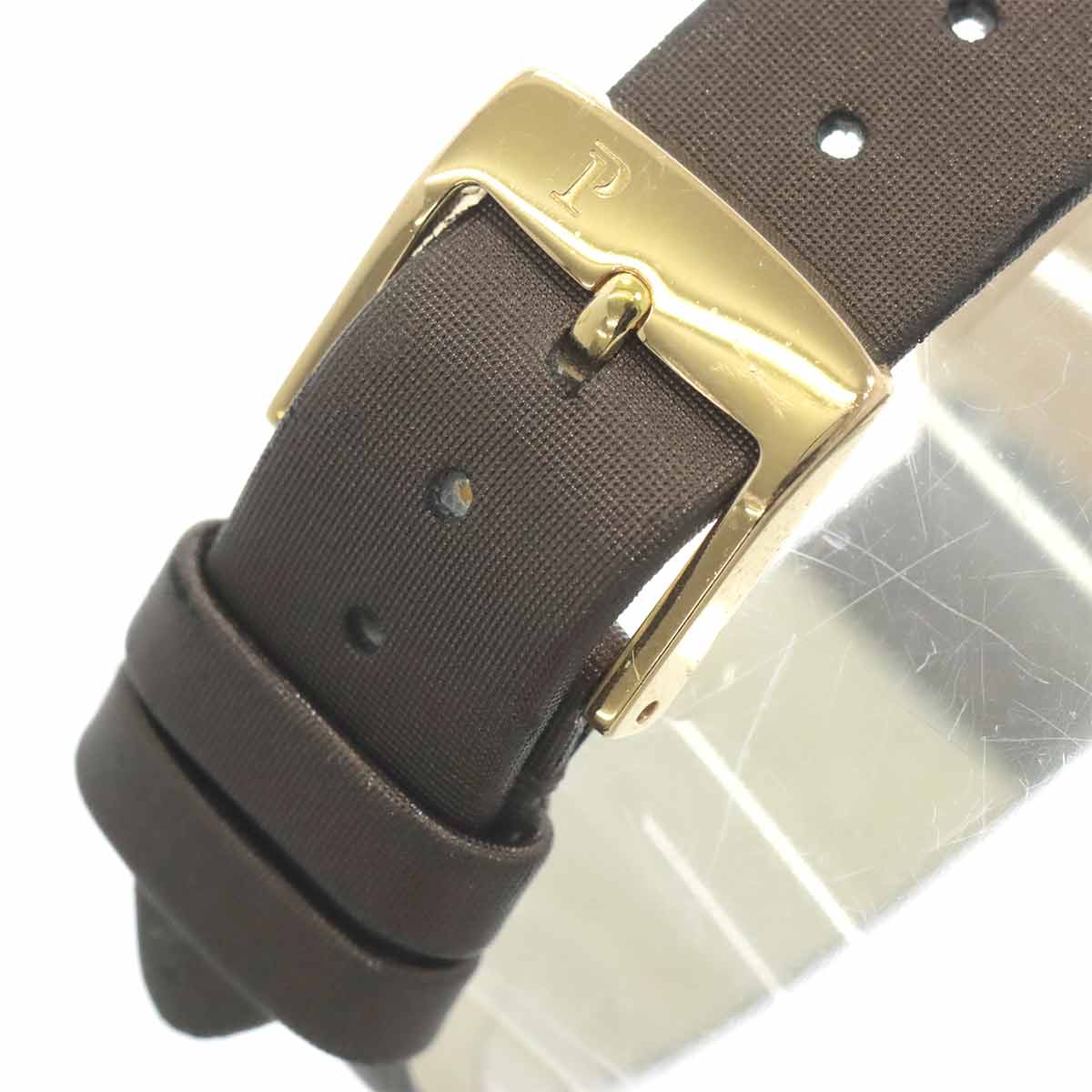 Possession P11267 Diamond K18PG Quartz Silver Dial Ladies