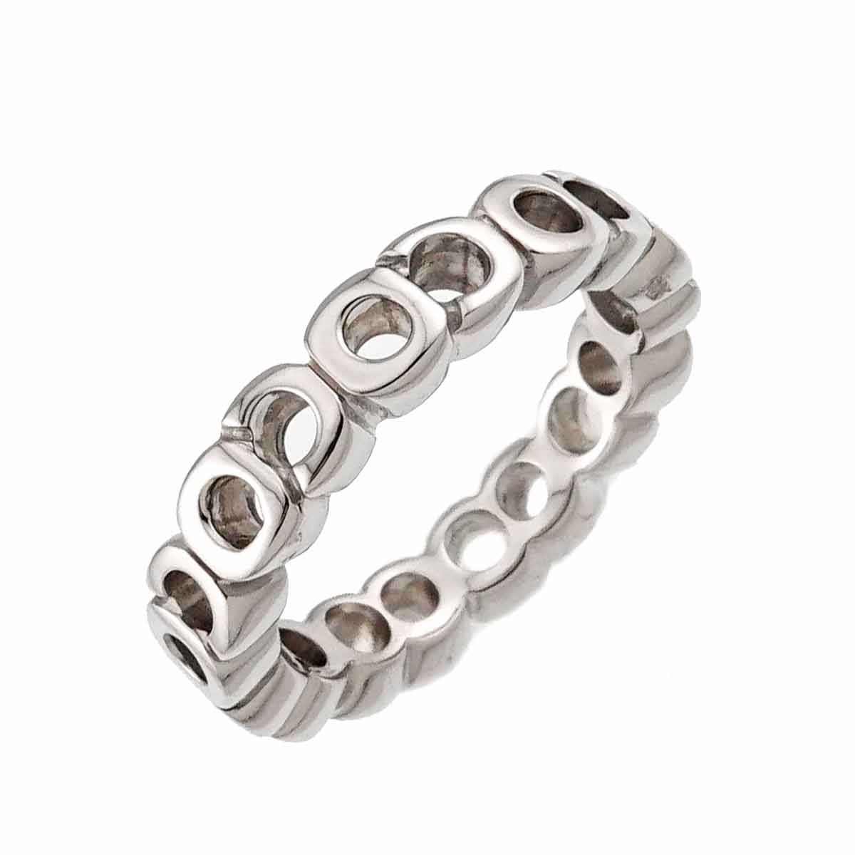 COCO Ring 18K WG White Gold 750 Size5.5-5.75(US)