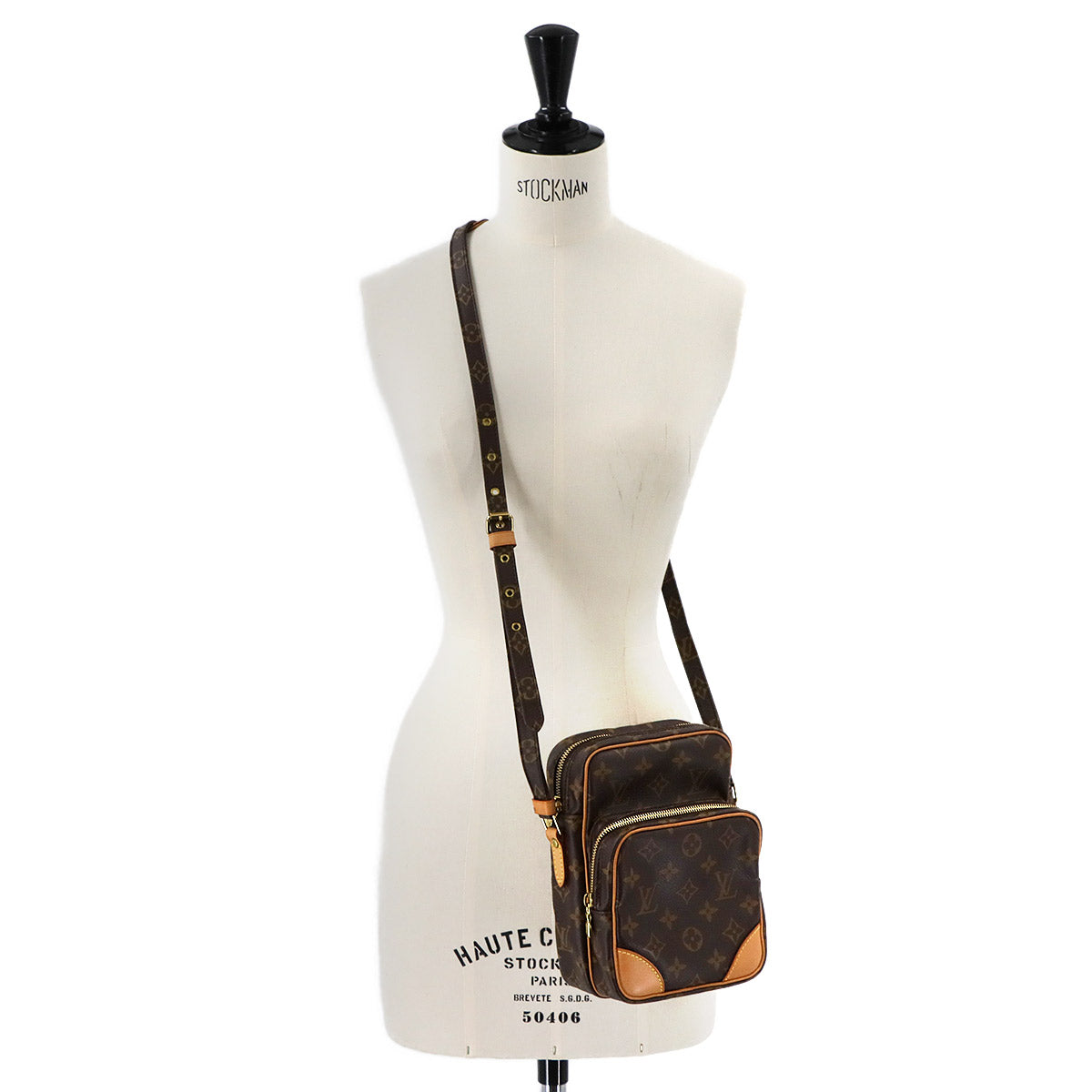 Monogram Amazon Shoulder Bag Brown M45236 LV Purse