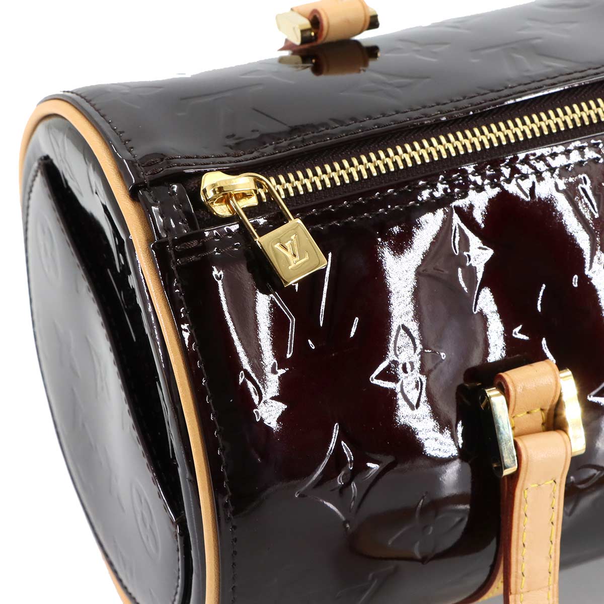 Monogram Vernis Bedford Hand Bag Amarant M91996