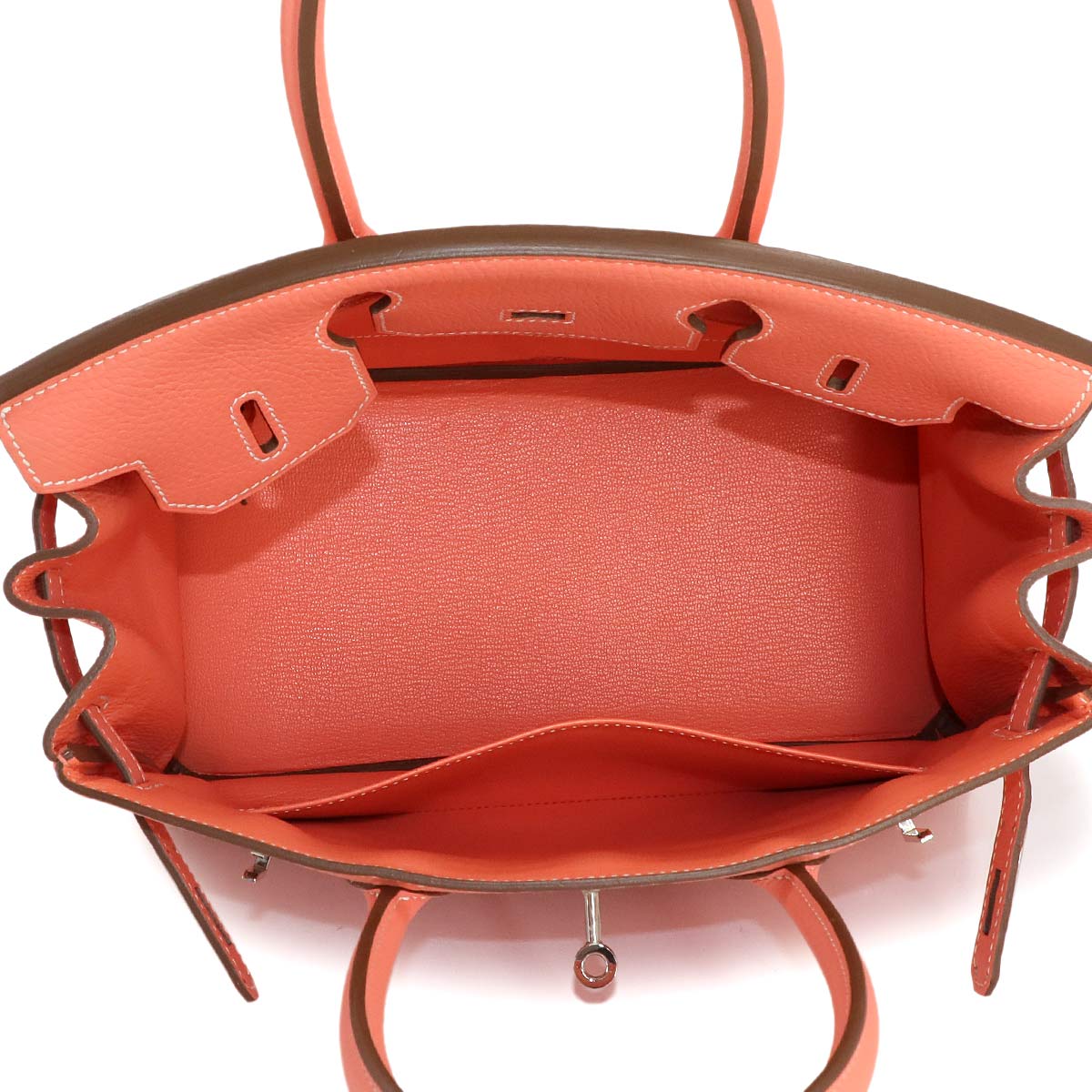 Birkin 30 Taurillon Clemence Crevette Hand Bag Purse Pink