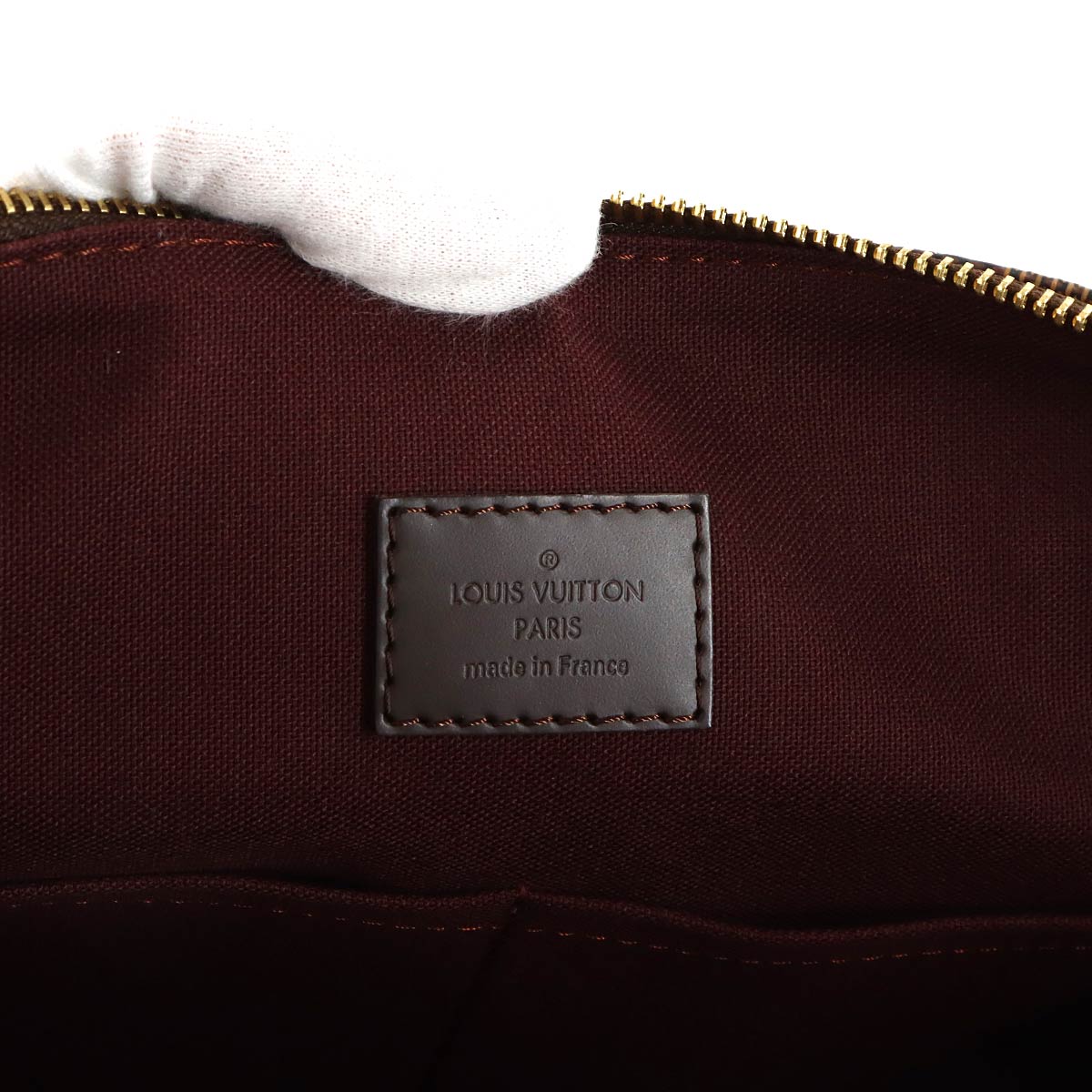 Damier Iena MM Tote Bag Ebene N41013 Purse