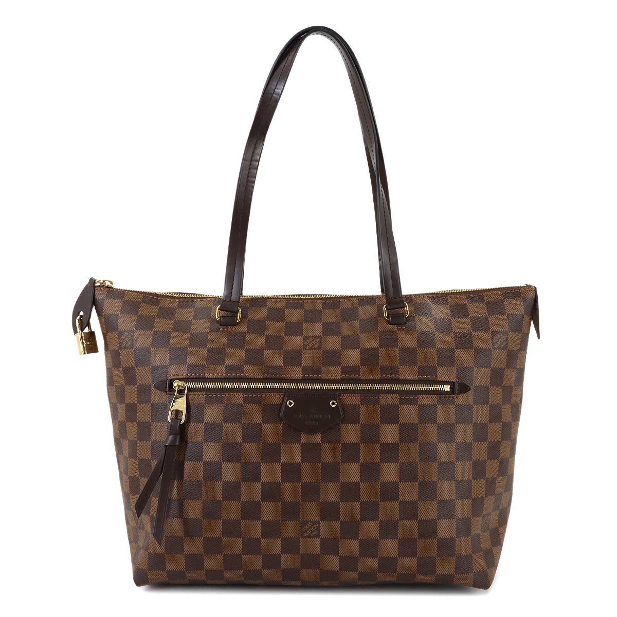 Damier Iena MM Tote Bag Ebene N41013 Purse