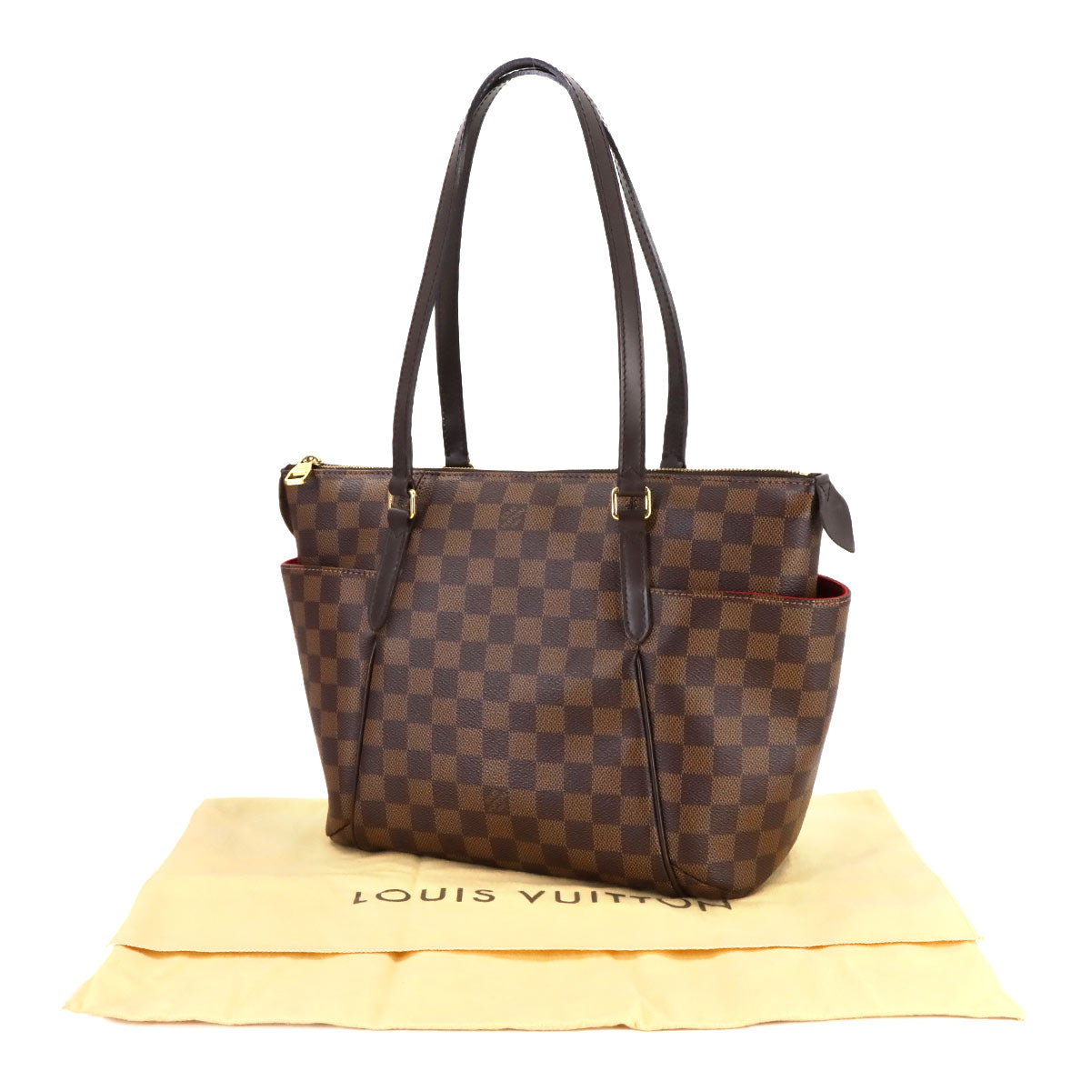 Damier Totally PM Tote Bag Ebene Brown N41282 Purse