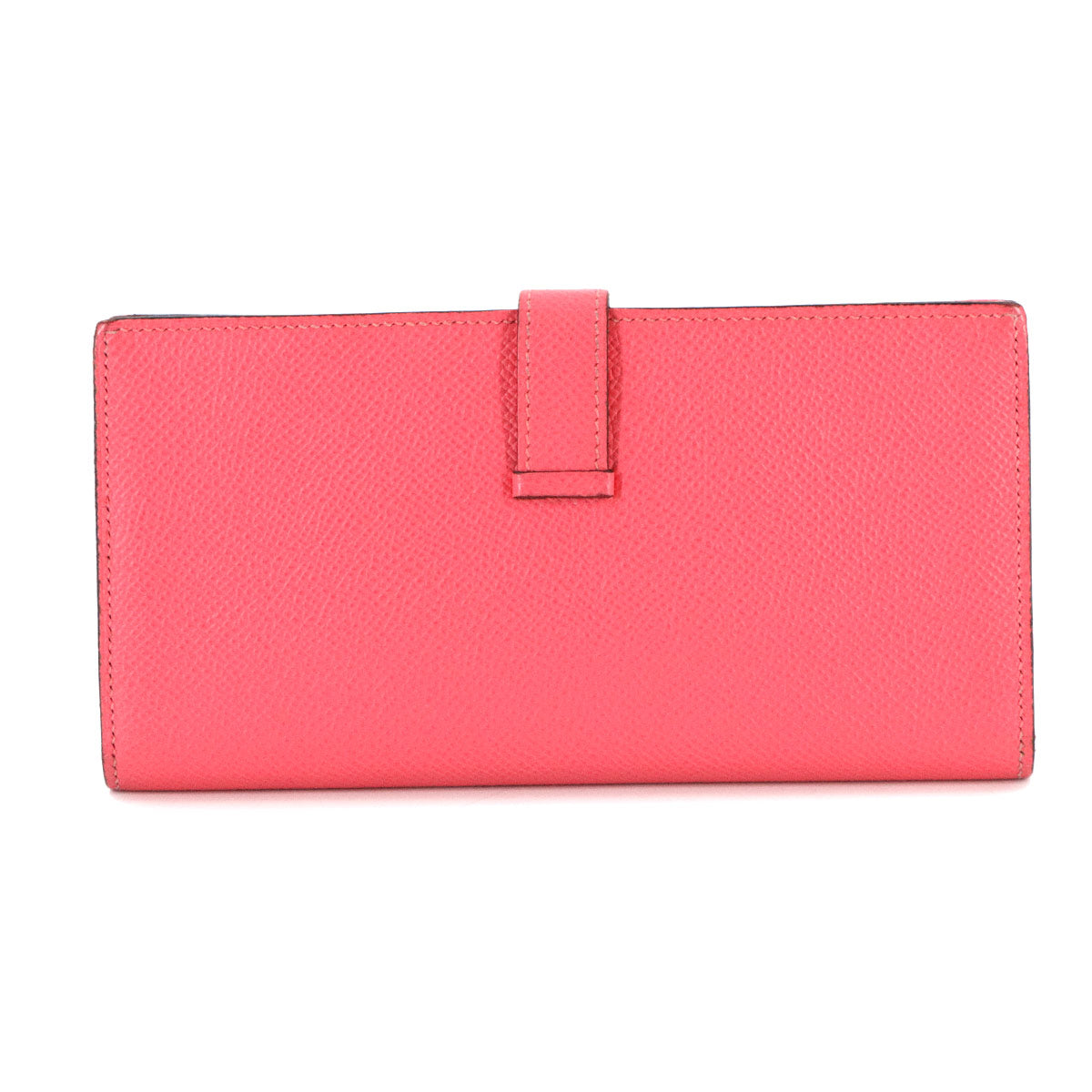 Bearn Souffle Long Wallet Veau Epsom Rose Azalee Purse