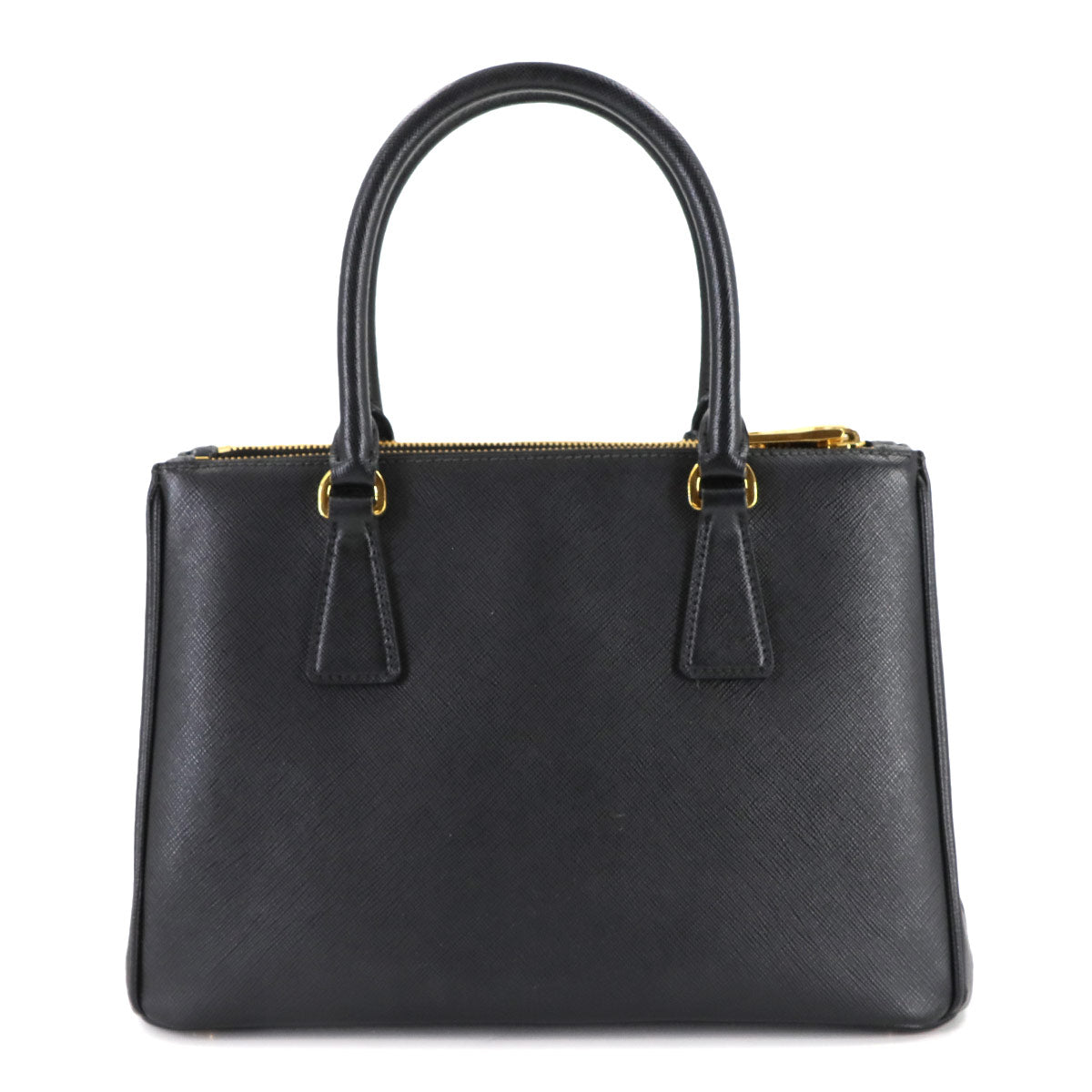 Galleria Medium Hand Shoulder Bag Saffiano Leather Black 1BA863