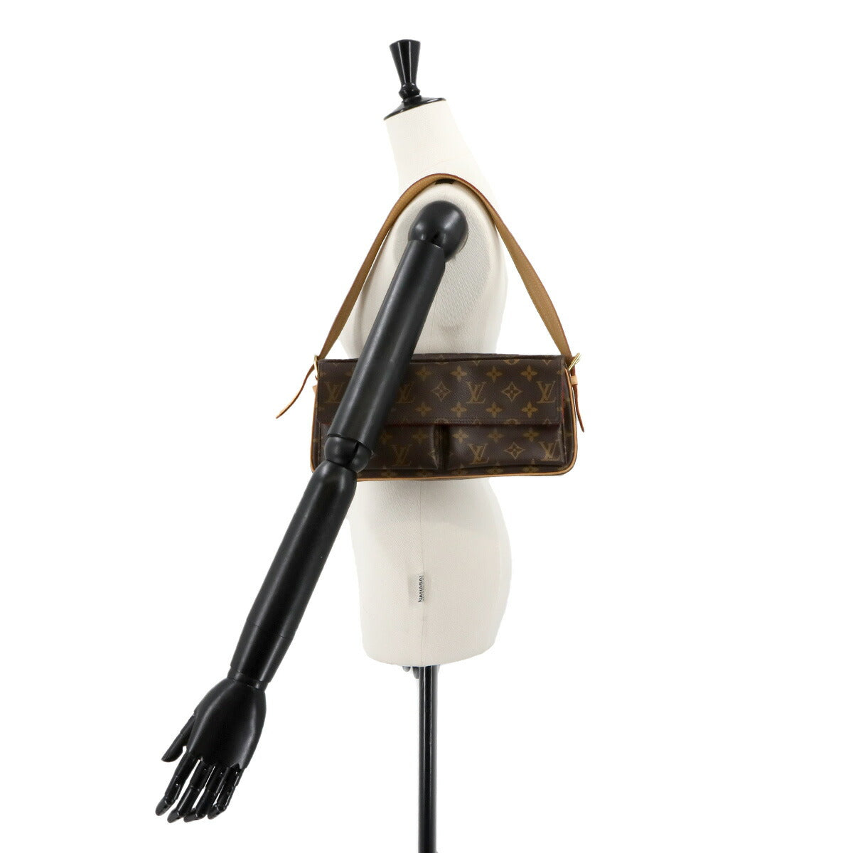 Monogram Viva Cite MM Shoulder Bag Brown M51164 Purse