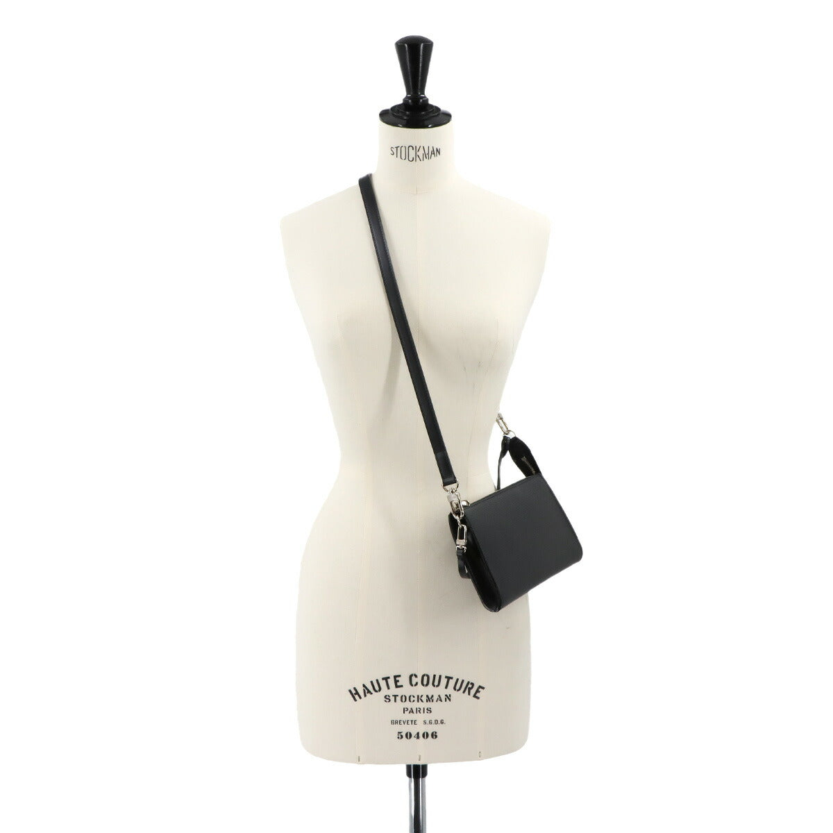 Epi Pochette Accessoires Hand Shoulder Bag Black M52982