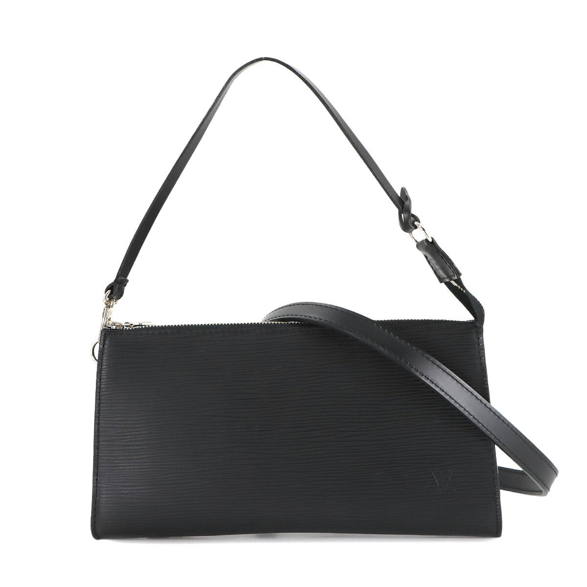 Epi Pochette Accessoires Hand Shoulder Bag Black M52982