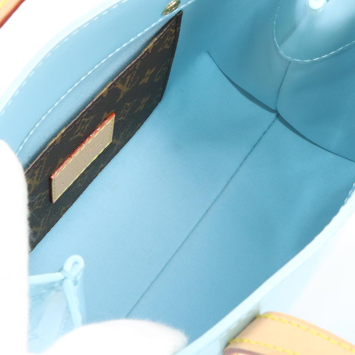 LV Remix Vernis Reede PM Hand Shoulder Bag Blue M24144