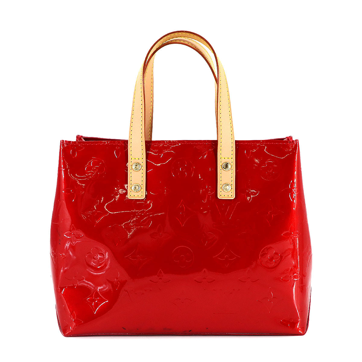Vernis Reede PM Hand Bag Leather Pomme D'amour Red M91990