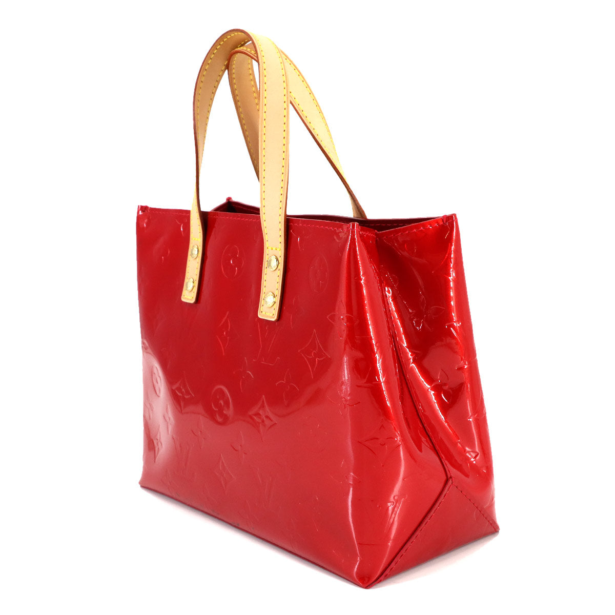 Vernis Reede PM Hand Bag Leather Pomme D'amour Red M91990