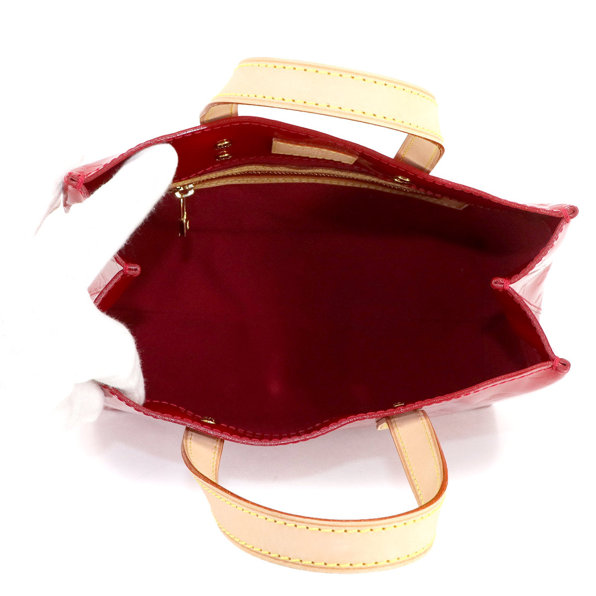 Vernis Reede PM Hand Bag Leather Pomme D'amour Red M91990