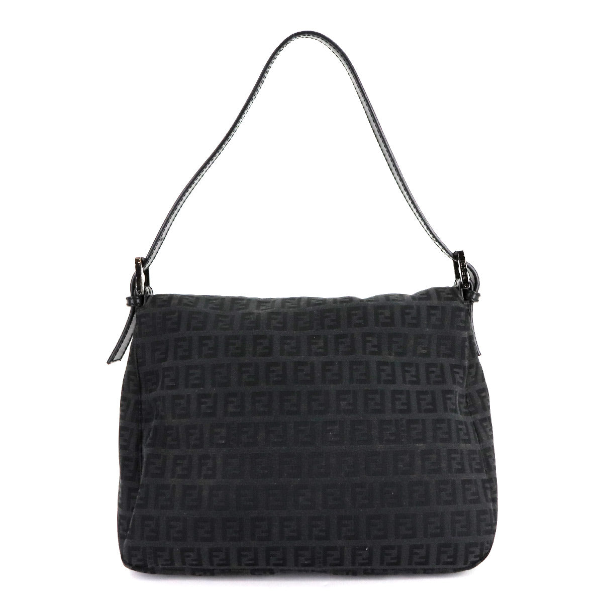 Zucchino Mamma Baguette Shoulder Bag Canvas Black 8BR001