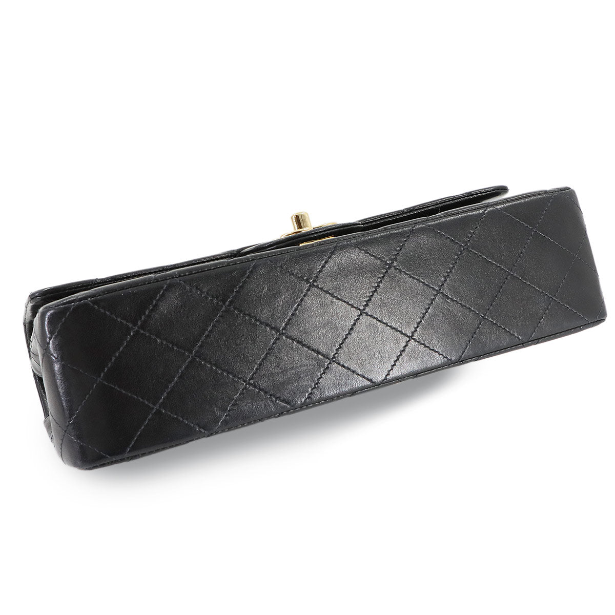 Matelasse 25 Chain Shoulder Bag Leather Black A01112 11.12