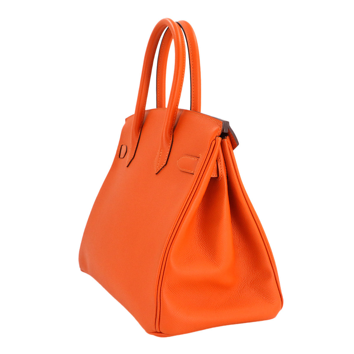 Birkin 30 Hand Bag Epsom Feu Orange