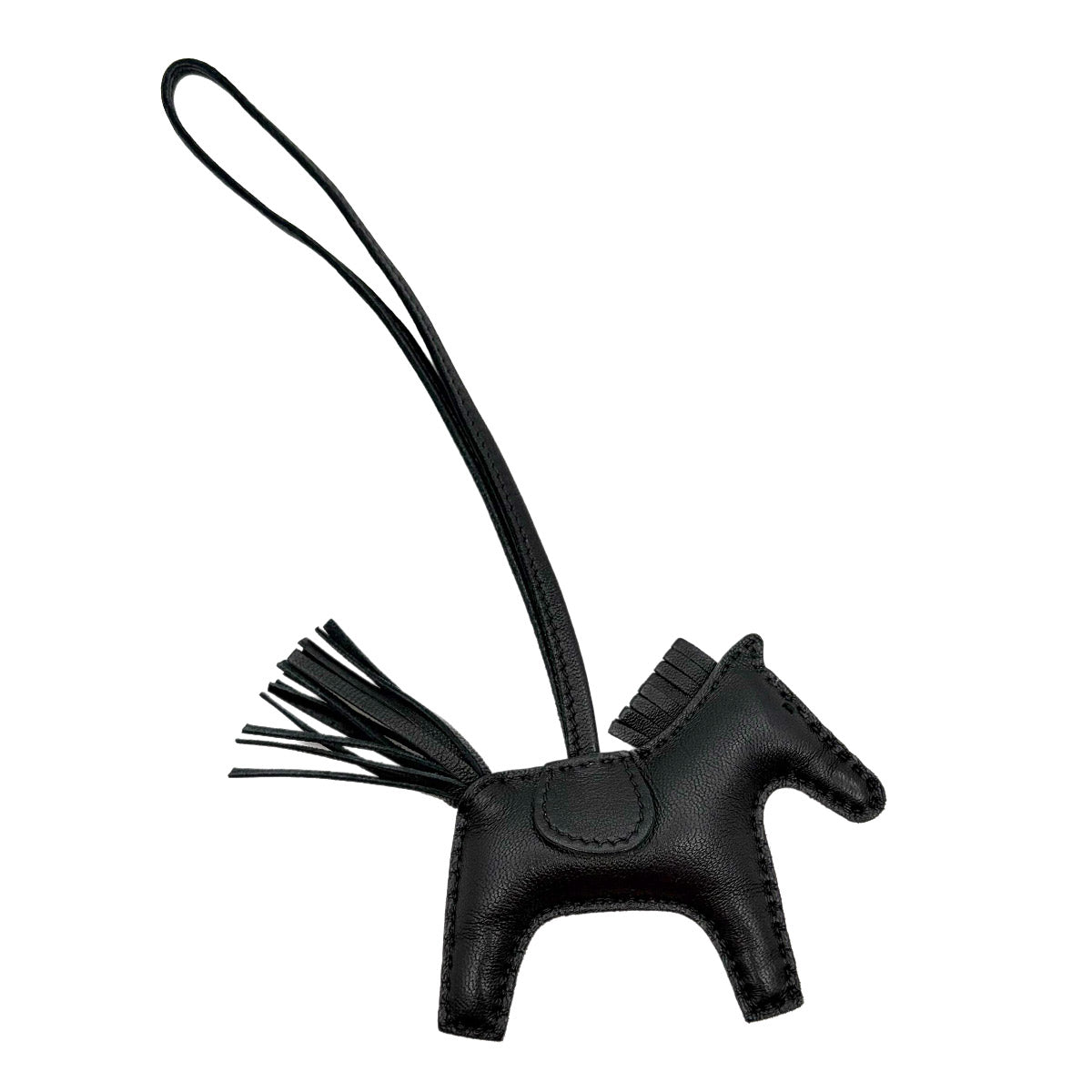 Rodeo PM Bag Charm Agneau Milo So Black