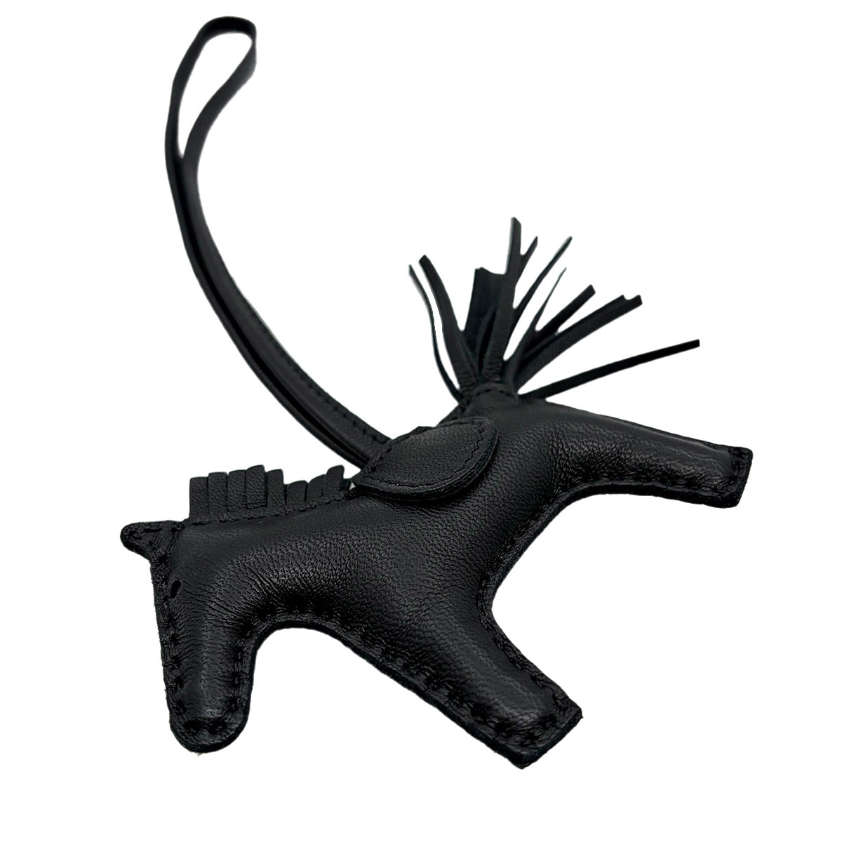 Rodeo PM Bag Charm Agneau Milo So Black