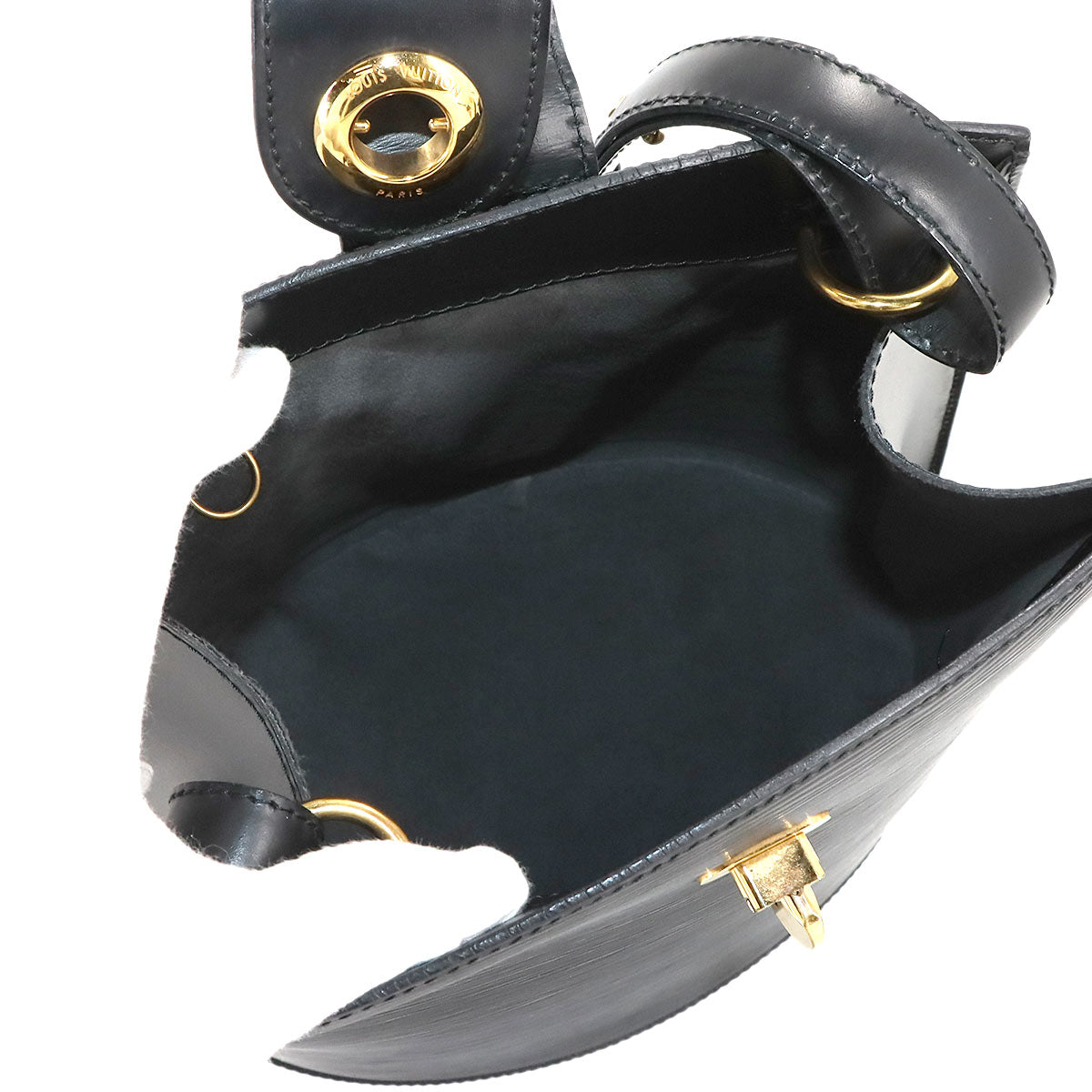 Epi Cluny Shoulder Bag Leather Noir M52252 Purse