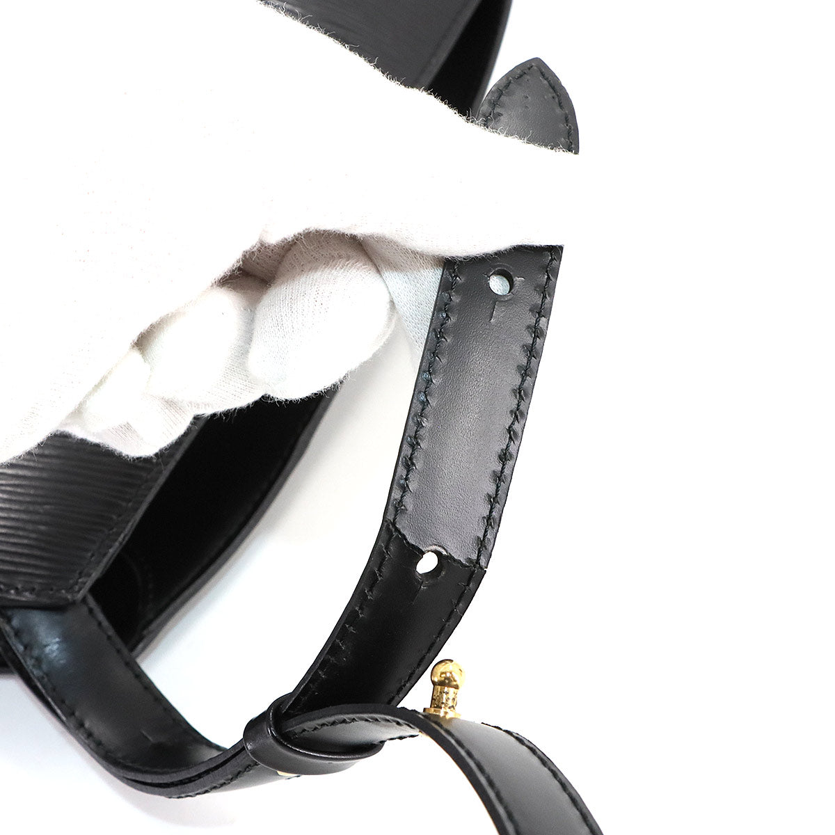 Epi Cluny Shoulder Bag Leather Noir M52252 Purse