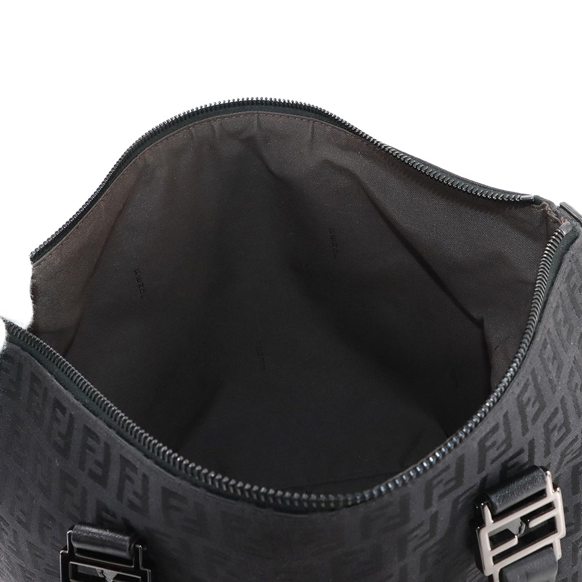 Zucchino Tote Bag Canvas Leather Black 8BH138 Purse