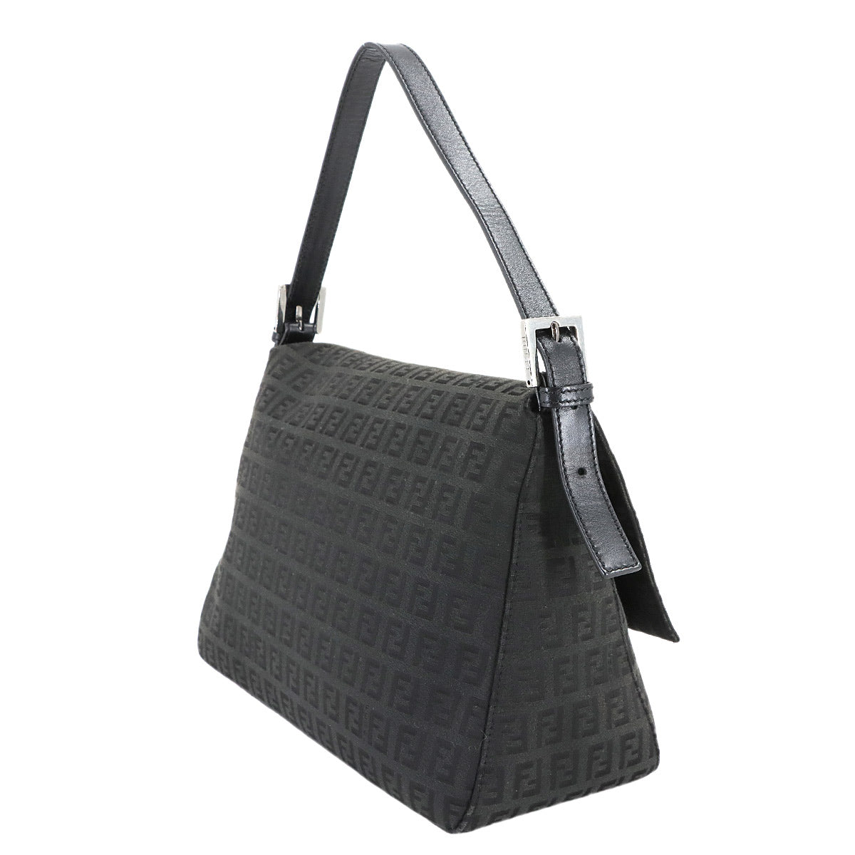 Zucchino Mamma Baguette Shoulder Bag Canvas Black 8BR001