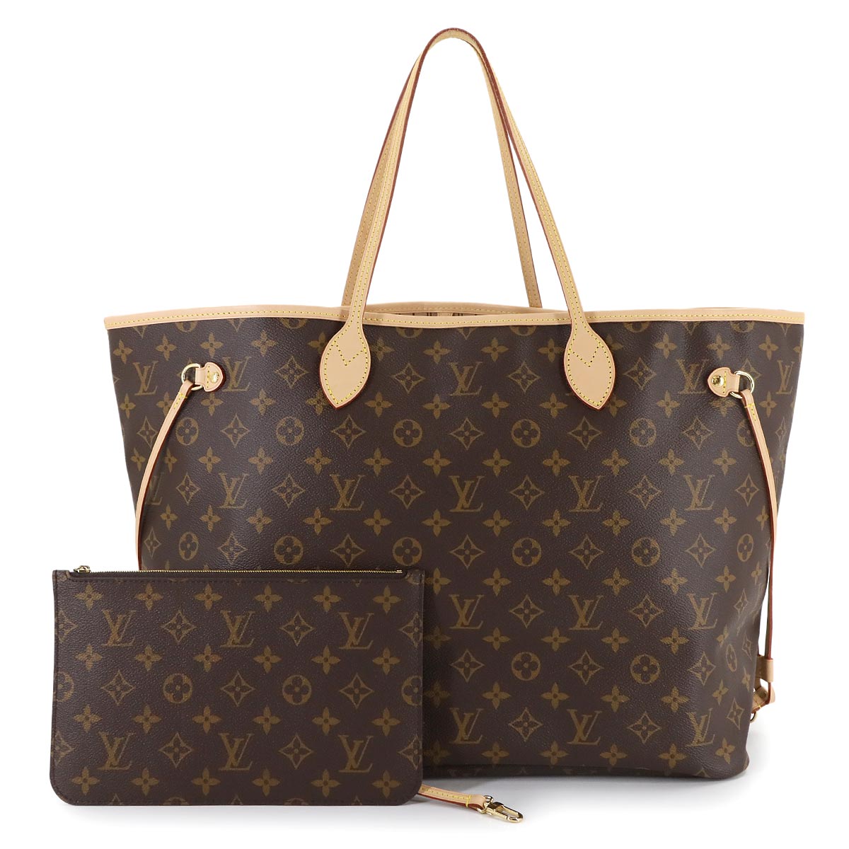 Monogram Neverfull GM Tote Bag Brown M46978 Purse