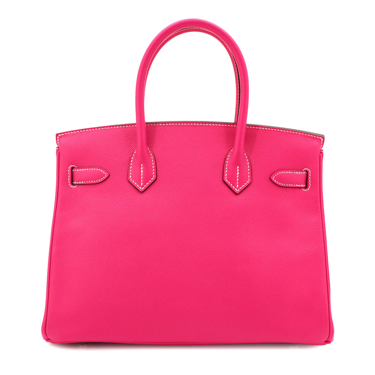 Birkin 30 Veau Epsom Rose Tyrien Hand Bag Purse Pink