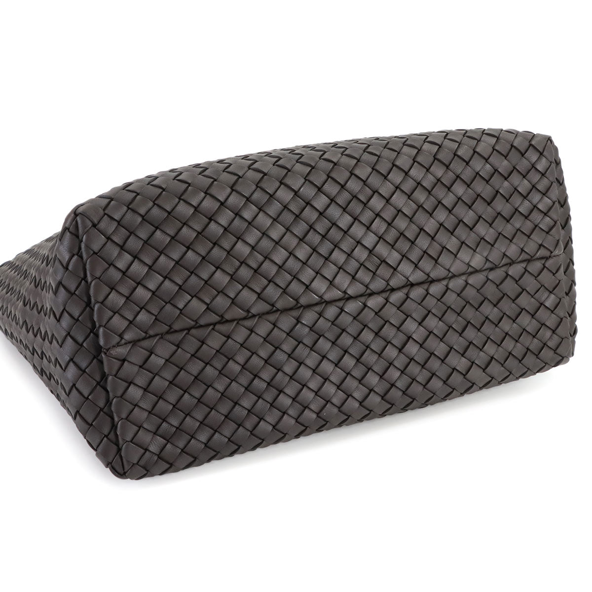 Intrecciato Cabat PM Tote Bag Leather Brown