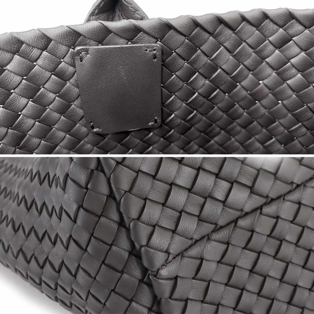 Intrecciato Cabat PM Tote Bag Leather Brown