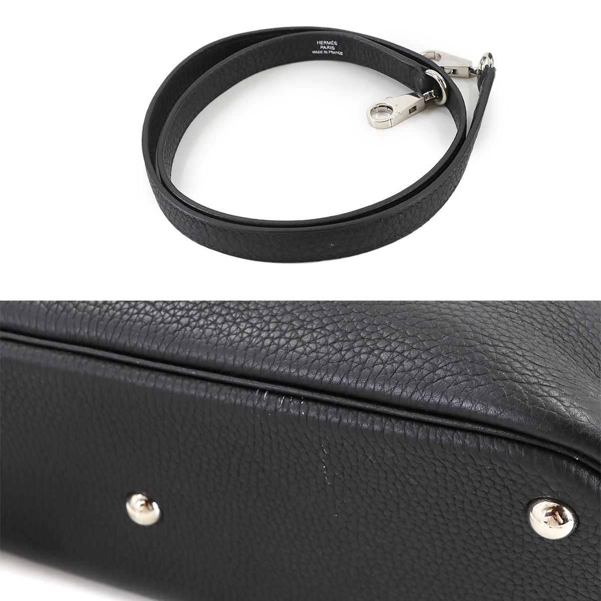 Bolide 31 2way Hand Shoulder Bag Taurillon Clemence Black