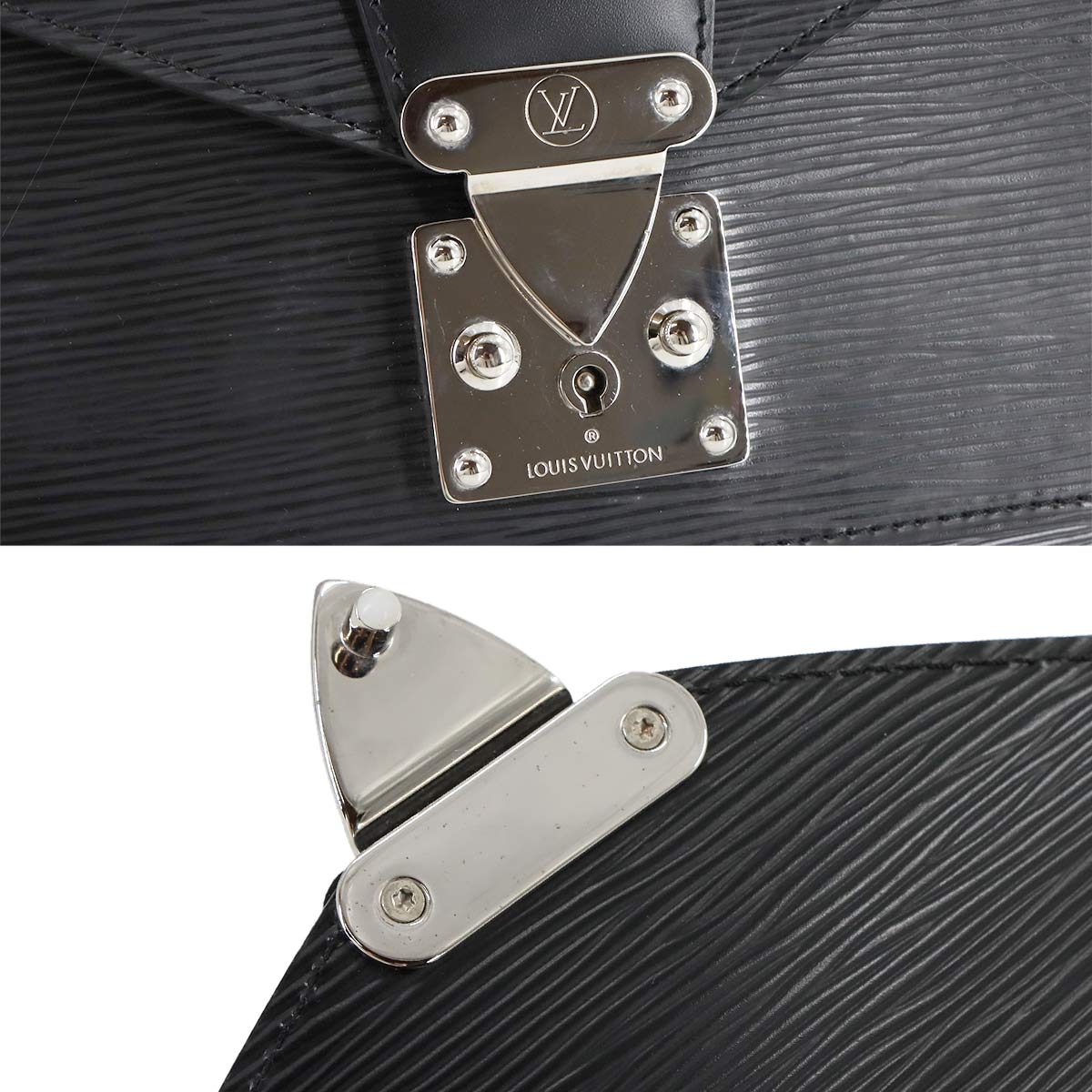 Epi Monceau 2way Hand Shoulder Bag Leather Noir M52792