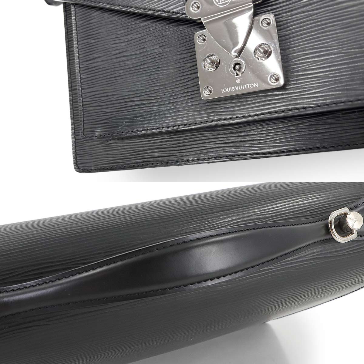 Epi Monceau 2way Hand Shoulder Bag Leather Noir M52792