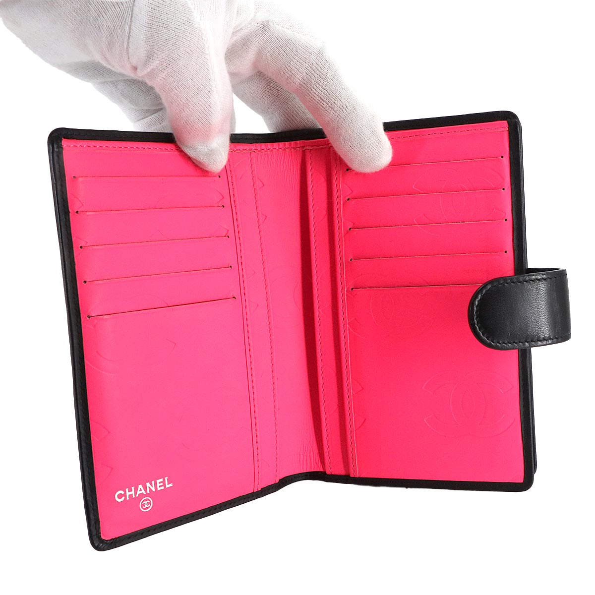 Cambon Line Wallet Leather Enamel Black A50080 Purse