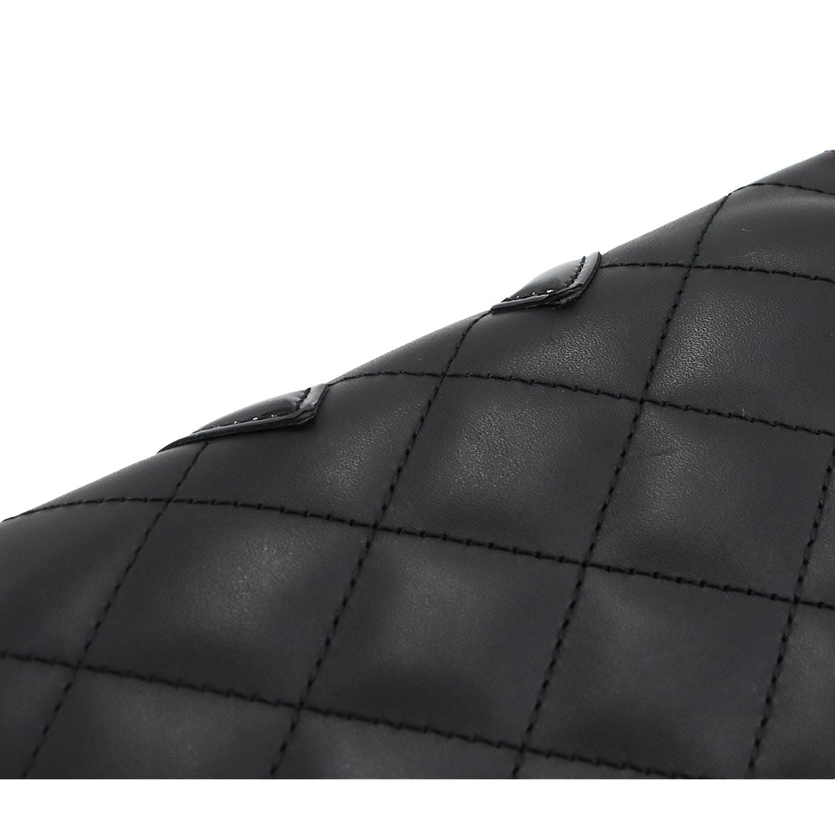 Cambon Line Wallet Leather Enamel Black A50080 Purse