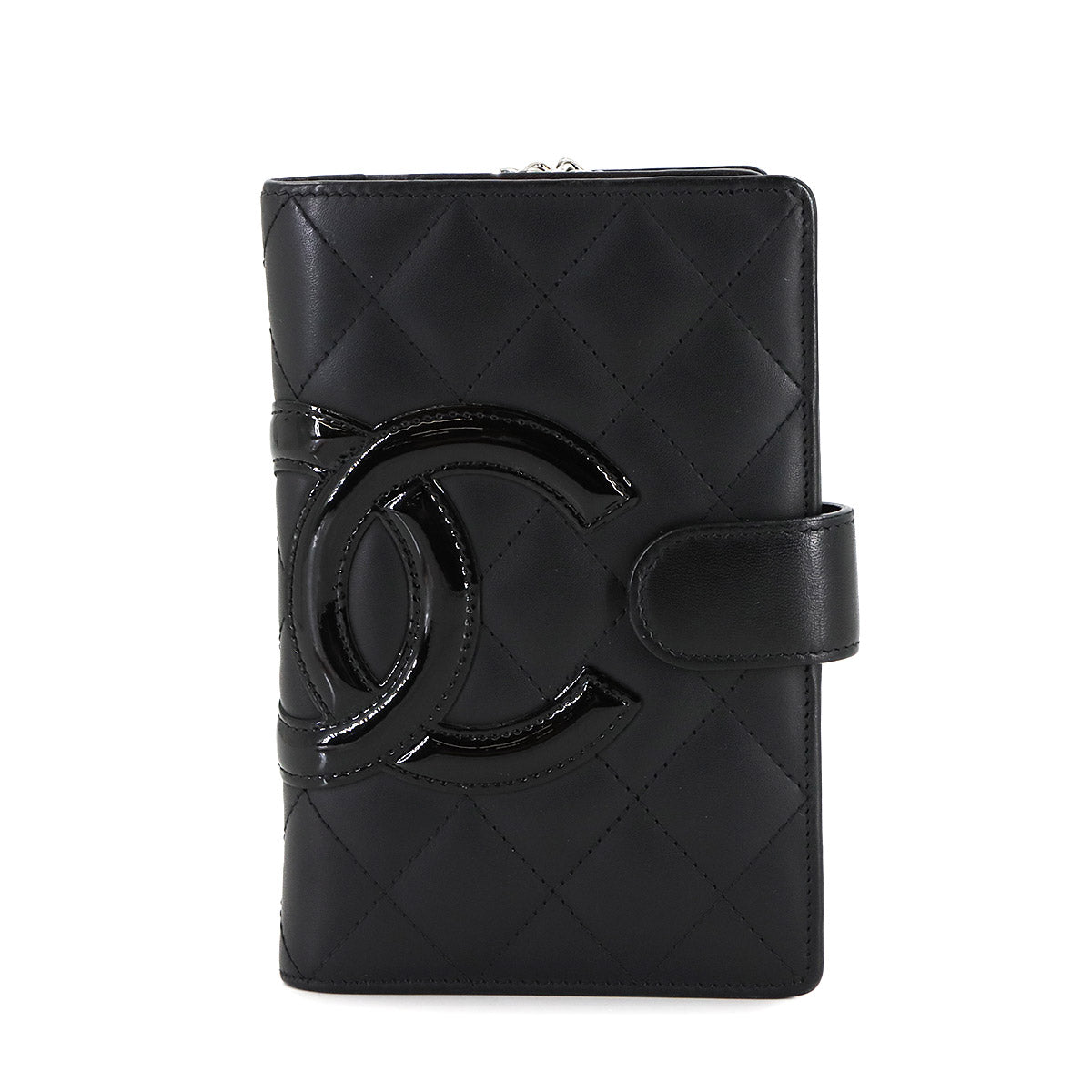 Cambon Line Wallet Leather Enamel Black A50080 Purse