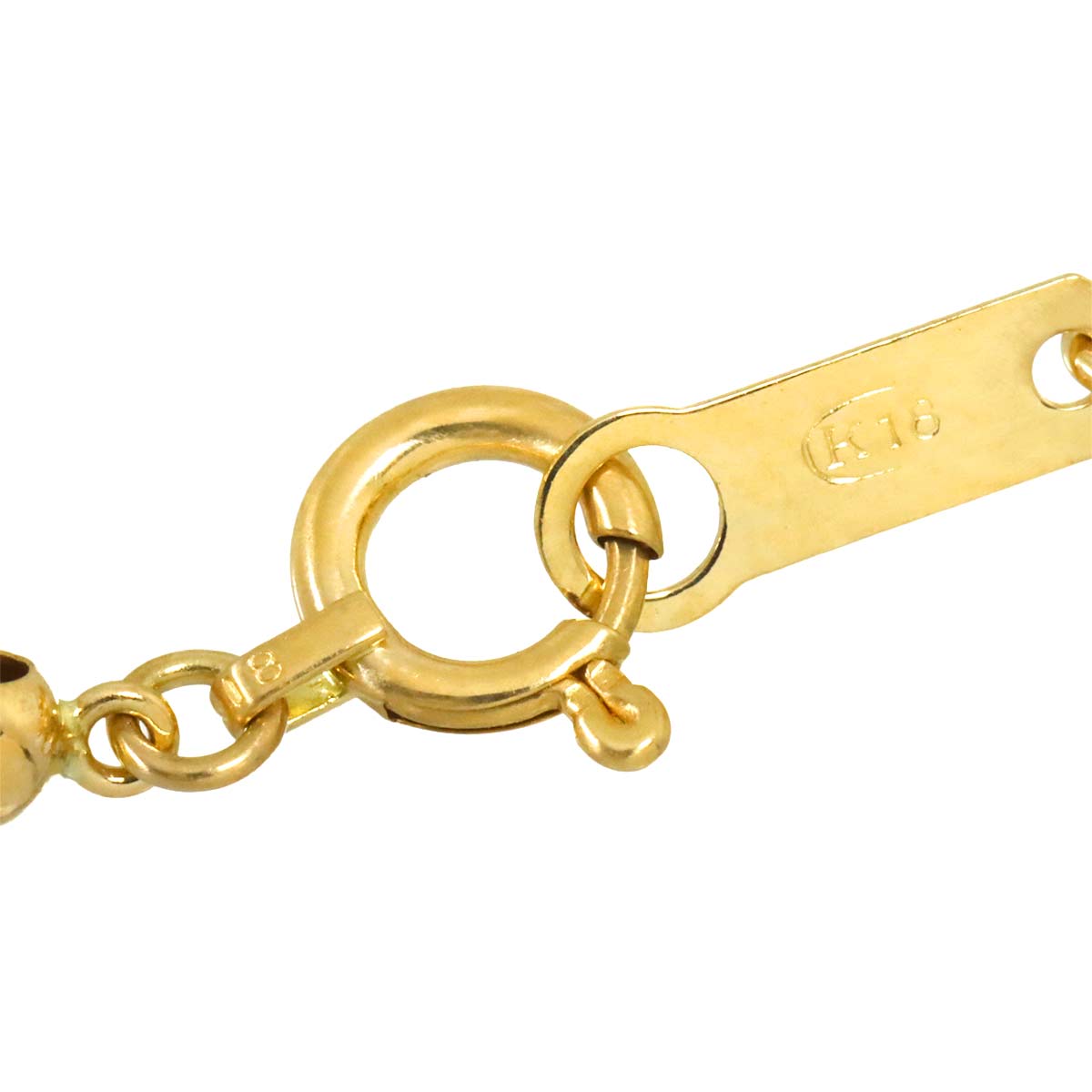 Diamond 1.00ct Necklace 18K YG Yellow Gold 750
