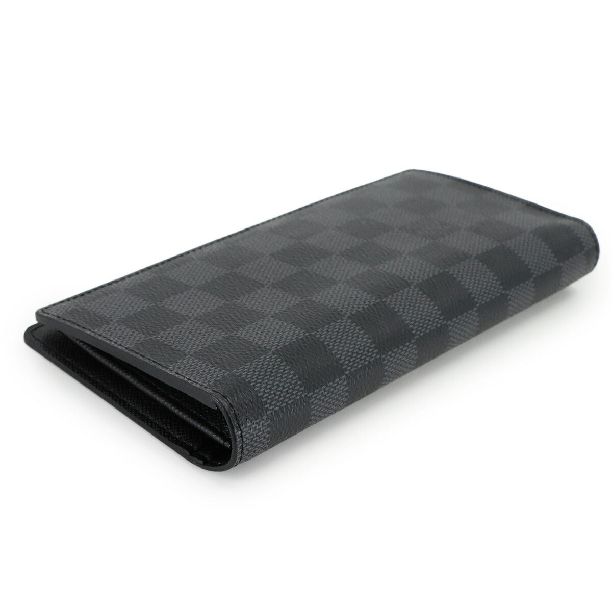 Damier Graphite Brazza Long Wallet Gray N62665 Purse