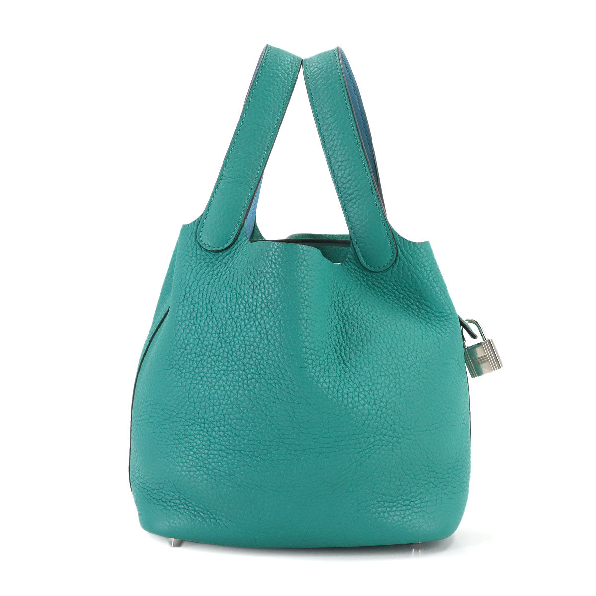 Picotin Lock Eclat PM Hand Bag Taurillon Clemence Vert Verone